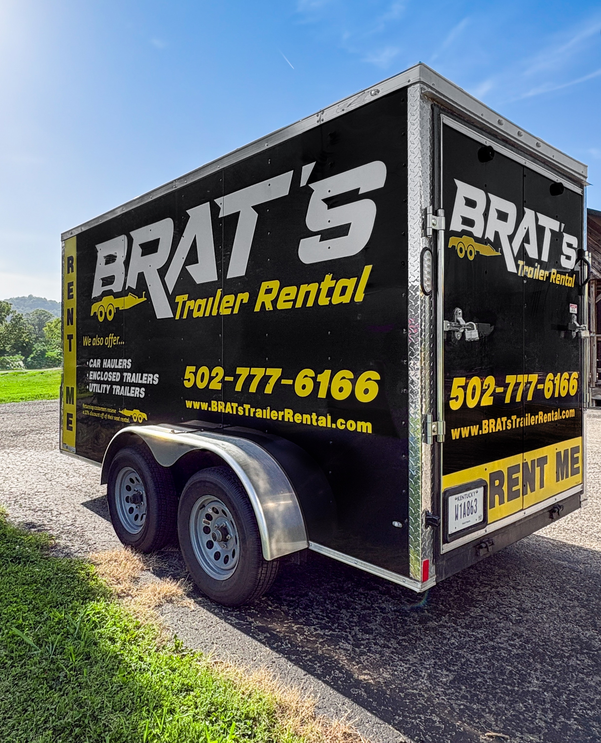 12ft Enclosed Trailer for rent in Louisville, KY - view 1 of 8