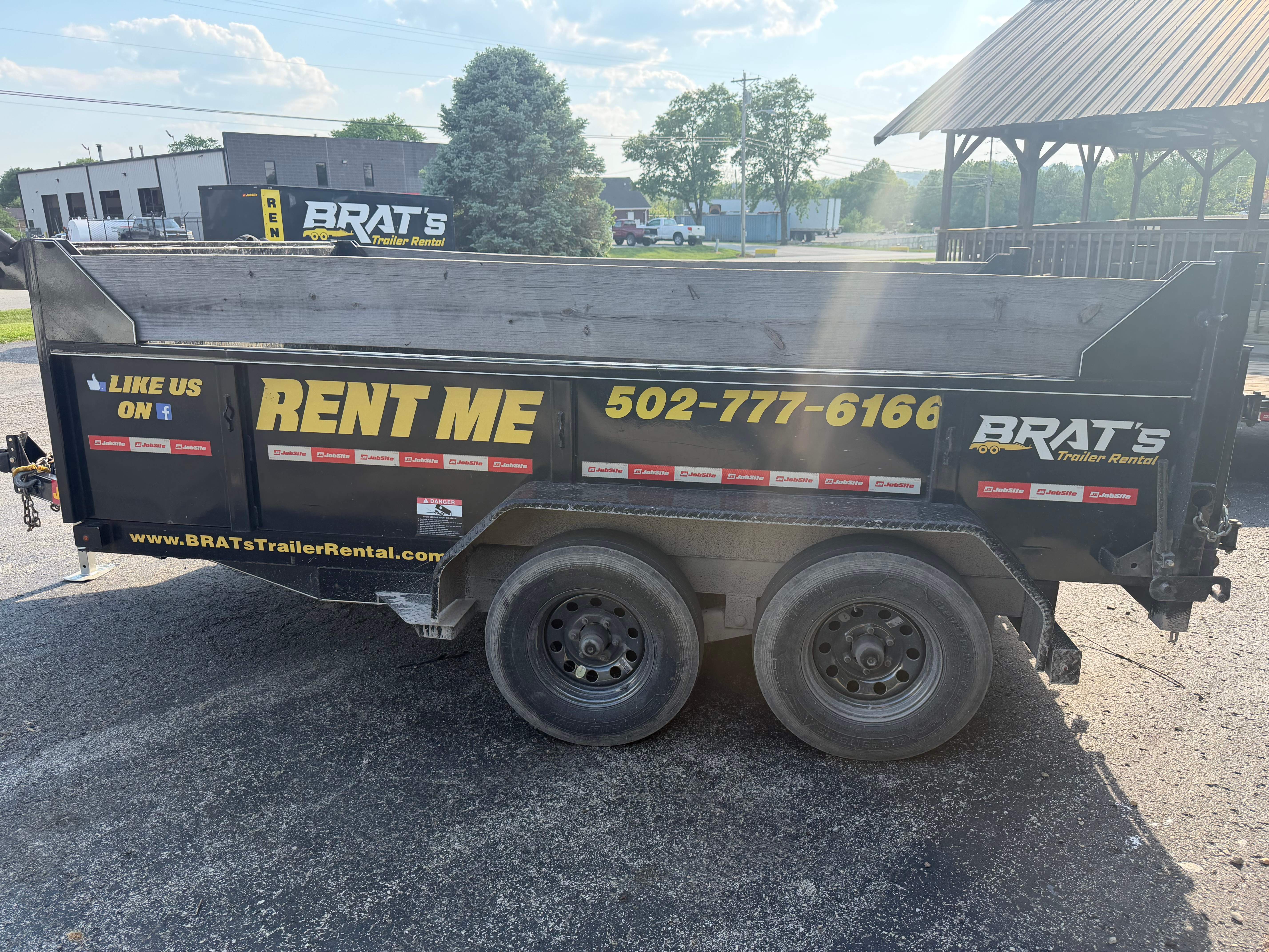 7' x 12' Dump Trailer for rent in Louisville, KY - view 1 of 3